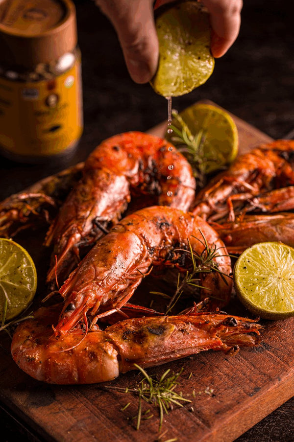Chef's Recipe - Brazilian Seafood & Fish Spice Blend, Organic & Gourmet, with Fresh Garlic - 6.4oz - Perfeito Foods