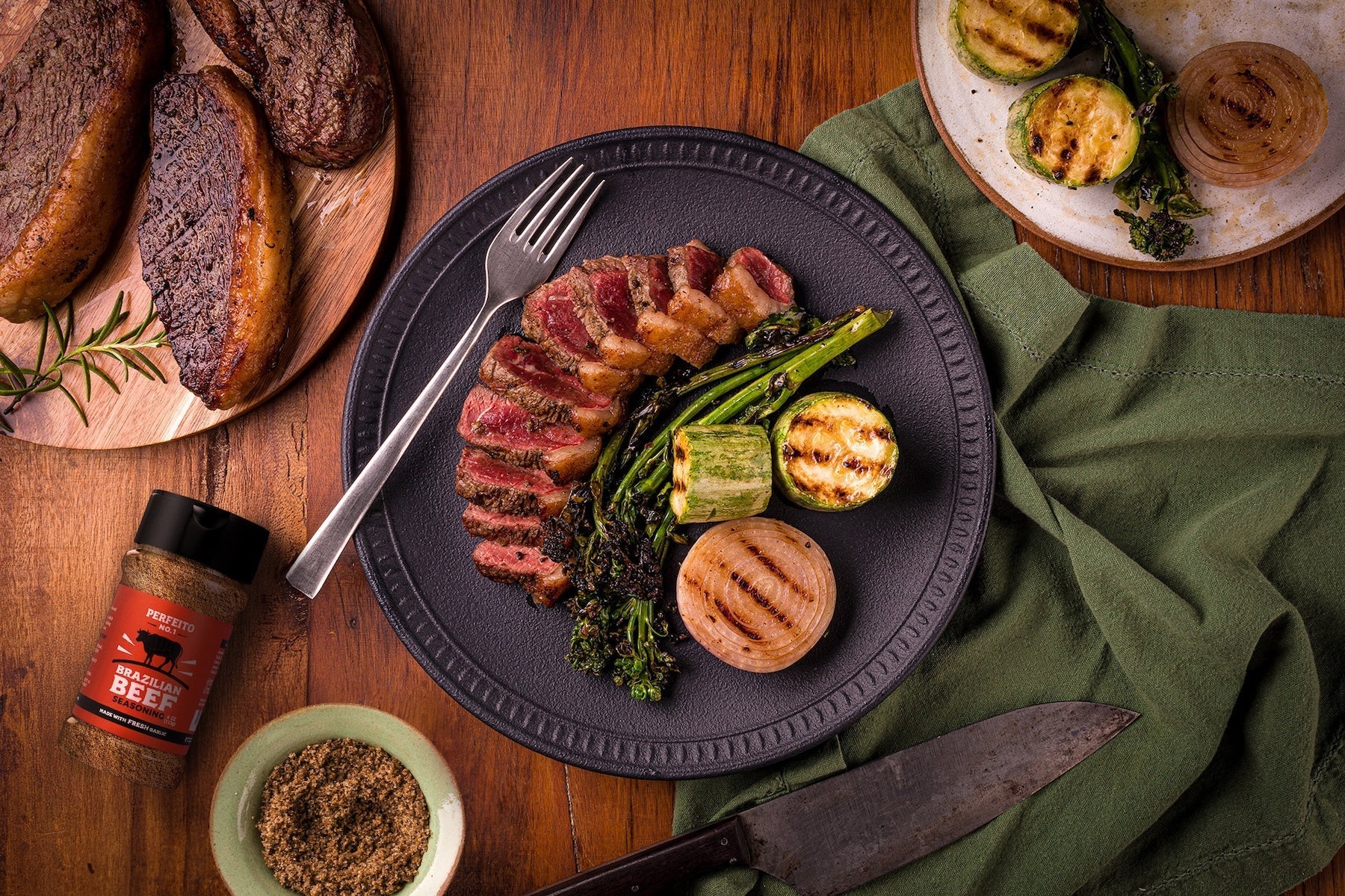 Grilled Picanha with Vegetables - Perfeito Foods