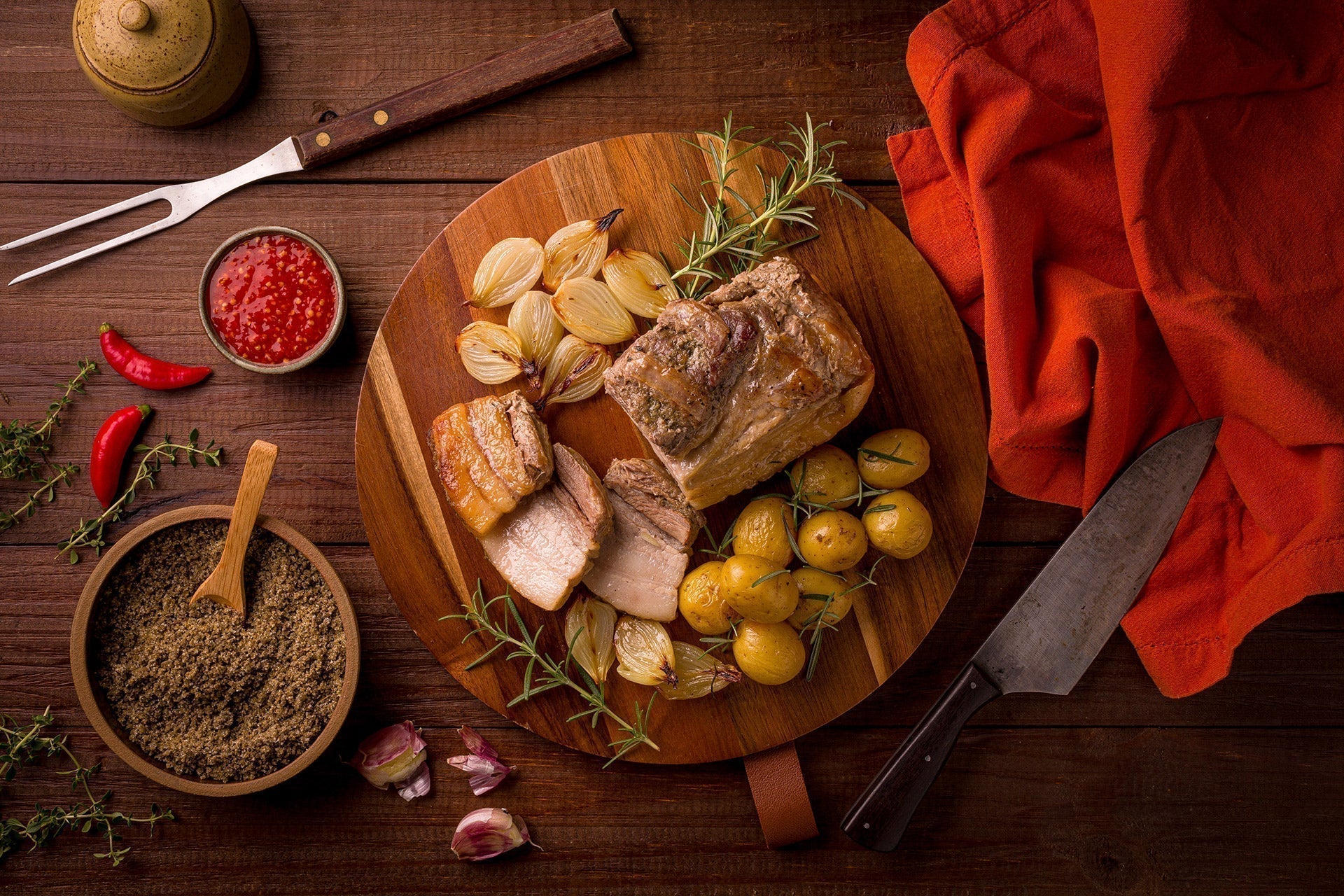 Savory Wild Boar Ribs with Baby Potatoes & Pearl Onions - Perfeito Foods