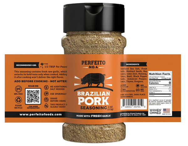 PERFEITO NO.4 Pork Seasoning, 4 oz - Perfeito Foods